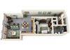 Leather Trades 1 Bedroom Floor Plan